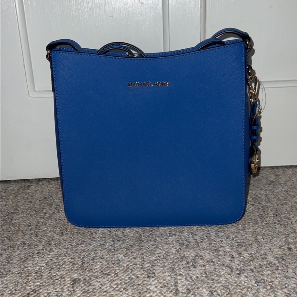 NEVER USED - Blue Michael Kors crossbody bag